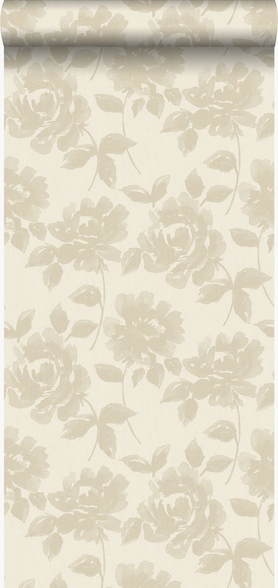 Origin Wallcoverings behang rozen crème - 347031 - 53 cm x 10,05 m