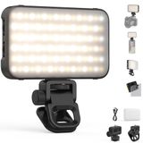 NEEWER Instapniveau Versie Telefoon Selfie Licht voor iPhone, 2500-9000K CRI80 2000mAh Oplaadbare Plastic Clip op Make-up Streaming Opname Laptop Computer Video Conferentie Vullen Verlichting, N15