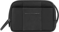 PIQUADRO Toilettas Brief2 Beauty Case With Wide Opening Nero Zwart