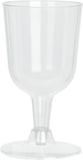 Excellent Houseware Wijnglazen - 4x - transparant - kunststof - 160ml