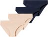 Schiesser Invisible Light slip Vrouwen XXL sand, nachtblau Effen