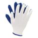 Ogrifox OX-LATUA_WN Beschermende Handschoenen, Werkhandschoenen, Handschoenen, OX.11.386, Wit-Blauw, L Maat, 240 paar