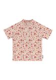 Sterntaler Babymeisjes badshirt korte mouwen bloemen zwemshirt set, ecru, 116 cm