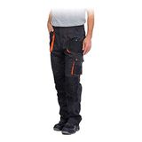 REIS Werkbroek FORECO-T SBP maat 52 zwart/oranje