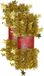 Cepewa Gmbh 2x pièces guirlandes de Noël lametta avec étoiles or 200 x 6,5 cm