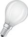 Osram LED-Lampe Star Miniballform P25 Filament, 2700 K warmweiß, 1,8 W, E14, matt, 250 lm, 15.000h, für Tisch- und Pendelleuchten, blendfrei