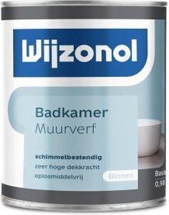 Wijzonol Badkamer muurverf basis w 2.45l