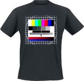 Funshirt Testbild Heren T-shirt - Zwart - S