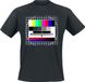 Funshirt Testbild Heren T-shirt - Zwart - S
