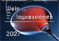 Der Renate Bach Verlag – Bach 4 You Der Weinkalender 2027, DIN A4 - ein Fotokalender