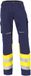 KÜBLER PSA REFLECTIQ 22088340 Hi Vis Werkbroek Heren Geel/Donkerblauw - Kniezak - Klasse 1