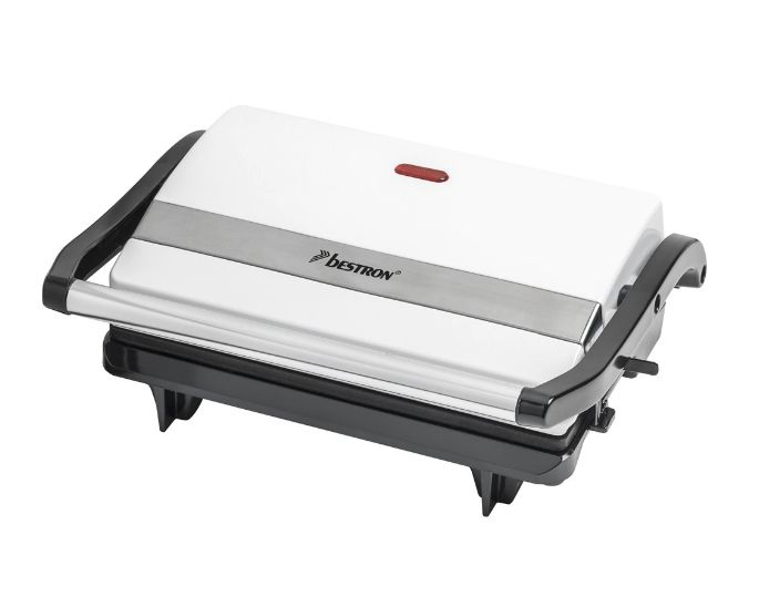 Bestron APM123W Sandwich Maker - 700W - Black/White