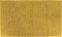 Tendance Tapis de bain microfibre - poils courts - ocre jaune - 45x75 cm - absorbant - salle de bain - antidérapant - doux