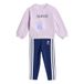 adidas Bebé-Niñas ADIDAS DISNEY FROZEN JOGGER, ice lavender/dark blue, 3-4 Years