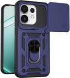 Techsuit Hoesje geschikt voor Oppo Reno16/Reno16 Pro - Camshield Back Cover - Blauw