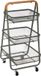 Five® Metalen trolley 3 niveaus Groen
