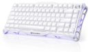 Logitech Clavier de jeu sans fil - 75% - Mécanique - RVB - Blanc