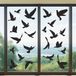 Merkloos 23 Stuks Grote Zwarte Vogel Raamstickers