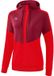 Erima Squad Sweatshirt Met Capuchon Dames - Bordeaux / Rood | Maat: 40
