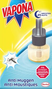 Vapona Anti Muggenstekker Navulling - 45 Nachten - Insectenbestrijding