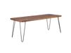 Sheesham Table à manger 120 cm en bois de sheesham massif, marron