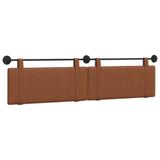 vidaXL - Hangend hoofdbord - Bruin - Antiek - PU