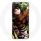 Maniacase Hoesje voor Samsung Galaxy A22 5G Aanval der Titanen Levi Ackerman