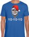Bellatio Decorations Shoppartners Bv Gangster / rapper Santa fout Kerstshirt / Kerst t-shirt blauw voor heren - Kerstkleding / Christmas outfit XL