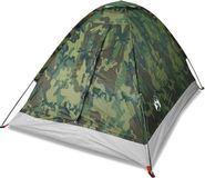 vidaXL Koepeltent 2-persoons waterdicht camouflage