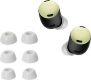 kwmobile 6x cover voor oordopjes - Geschikt voor Google Pixel Buds Pro - Memory foam - Wit