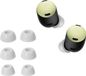 kwmobile 6x housse pour écouteurs - Convient pour Google Pixel Buds Pro - Mousse à mémoire de forme - Blanc
