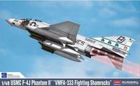 Academy Modelbouwpakket Militaire voertuigen - 12356 McDonnell Douglas F-4 Phantom II - F-4J Phantom II - 'VMFA-333 Shamrocks' - Straaljager Plastic - 1:48 - Modelbouw