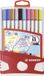 STABILO Pen 68 Brush - Premium Brush Viltstift - ColorParade - Set Met 20 Verschillende Kleuren