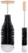 Bouteille brosse - Set de 2 - 35 cm - Anti-rayures - Nylon et acier inoxydable
