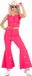Wilbers Cowgirl Barbie Outfit Roze - Maat 44