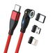 RealPower MagneticCharge 100 Câble USB 1 m USB C 100 W Rouge