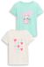 Tom Tailor - T-shirt in set van 2 - Taille 104/110 - Wol Wit