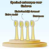 DeKinderTandenborstel Opzetborstel 4x Geel 4 stuks