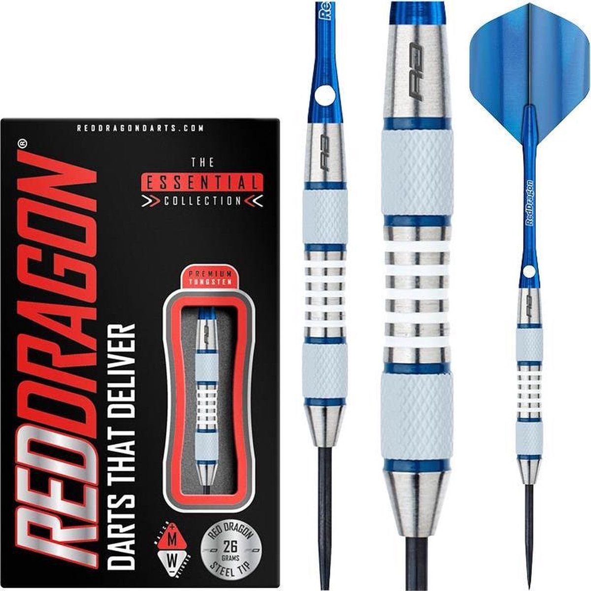 Red Dragon Stag Steeltip Dartpijlen - 26 gram