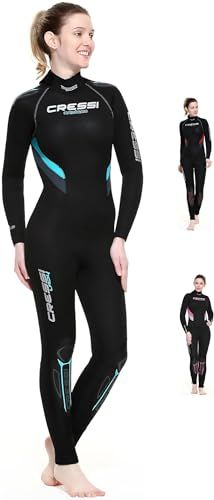 Cressi Castoro Lady Wetsuit 5mm - Women's Modular Wetsuit