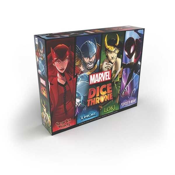 Usaopoly Marvel Dice Throne - 4-Hero Box - Basisspel - Bordspel - Dobbelspel - Engelstalig