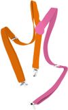 Folat Bretels Colorblock Oranje/Roze