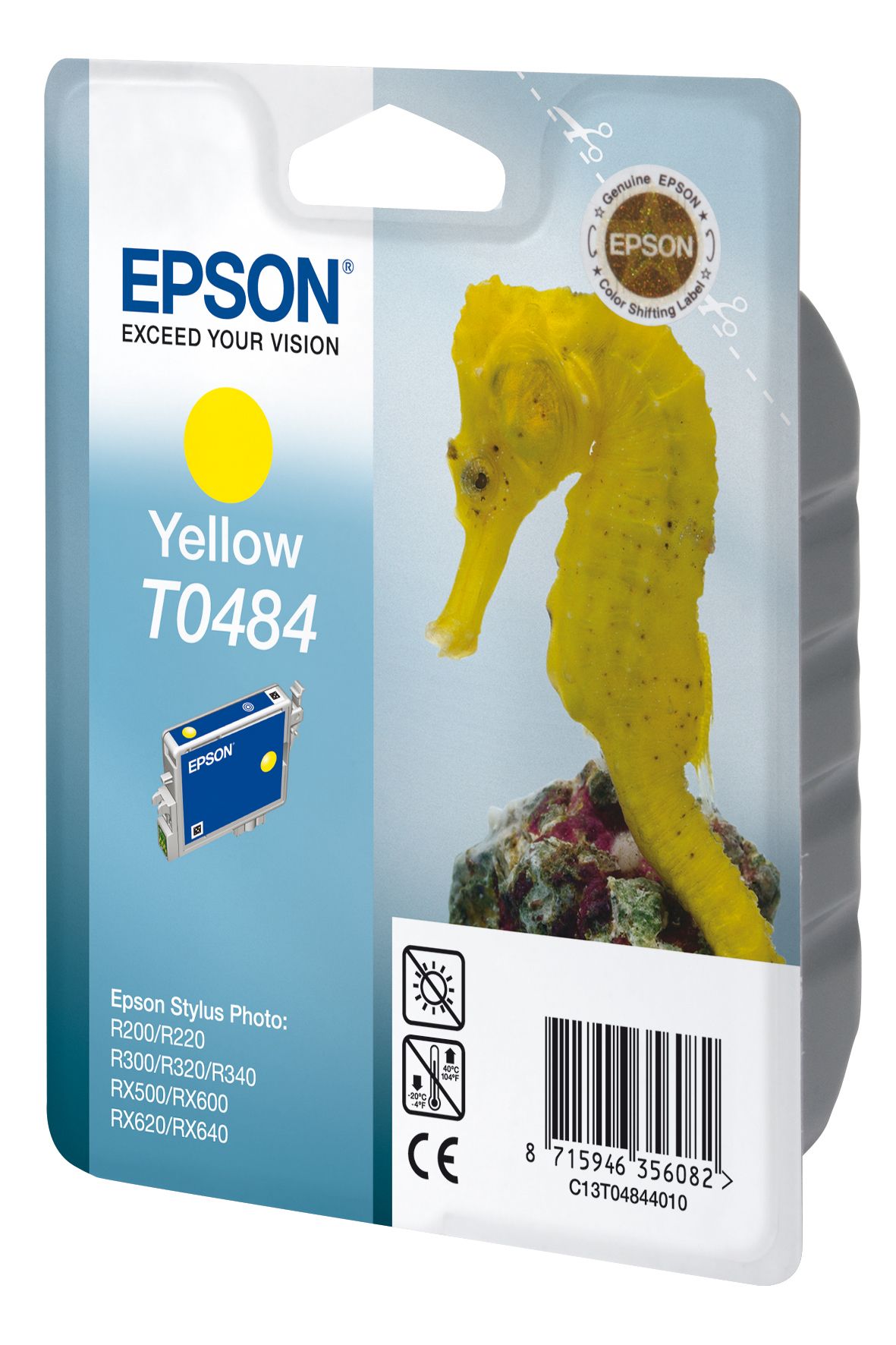 Epson Seahorse inktpatroon Yellow T0484 - Geel - C13T04844020