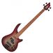Gear4music Chicago Select Basgitaar, Reverse Red Burst