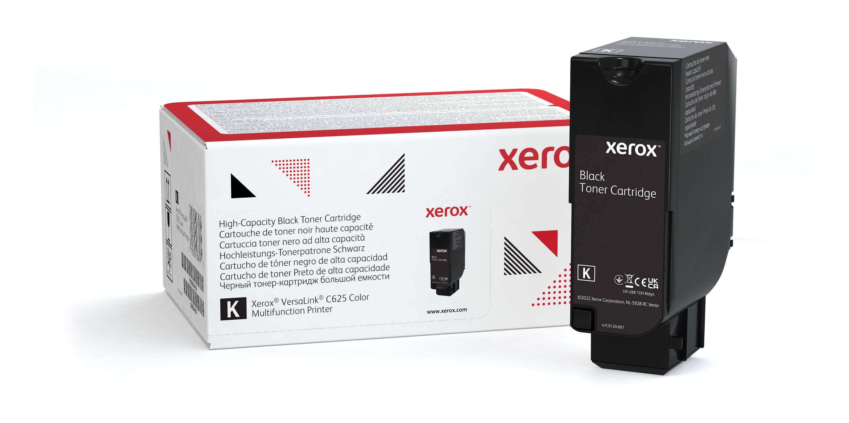 Xerox VersaLink C625 Black Toner Cartridge - High Yield (25,000 Pages) - Original