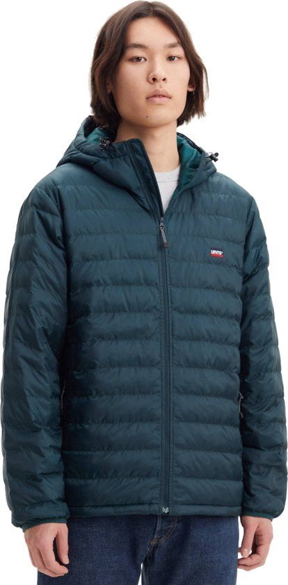 Levi's Presidio Packable Hooded Jacket - Men - Green - Size L