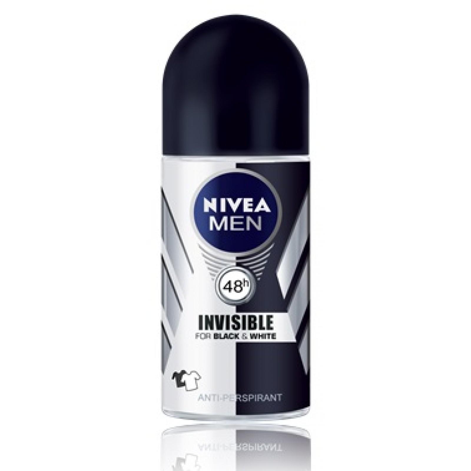 Nivea For Men Invisible Voor Zwarte En Witte Kleren Deodorant Deostick 50 ml