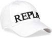 Replay Unisex Baseball Cap Optical White Polyester