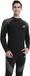MEETWEE MEETHOO Heren Thermo Ondergoed Set - Thermoshirt & Thermobroek Heat Booster Series - Zwart - M