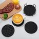 Unyqoos® sous-verres en silicone, noir